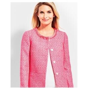 Talbots Pink Textured Blazer